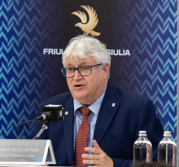 Alberto Felice De Toni, sindaco di Udine